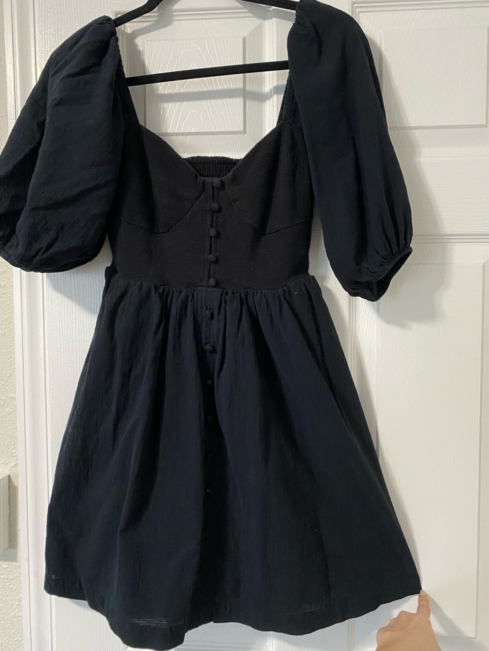 Maeve by Anthropologie Black Mini Dress